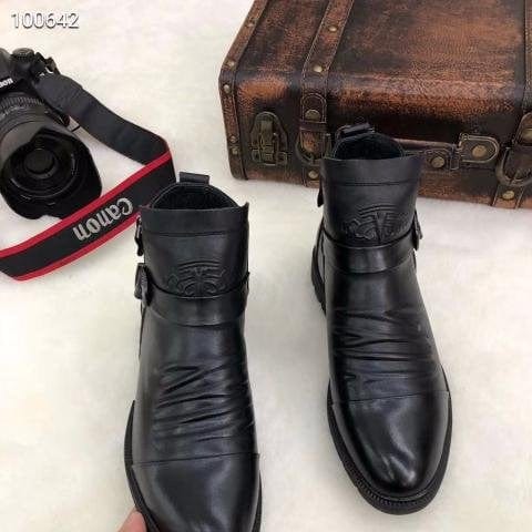 Beyond Raw's Hand Embossed Zipper Premium Boots