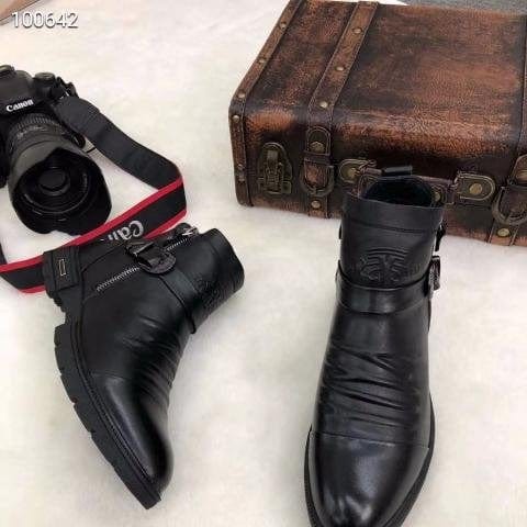 Beyond Raw's Hand Embossed Zipper Premium Boots