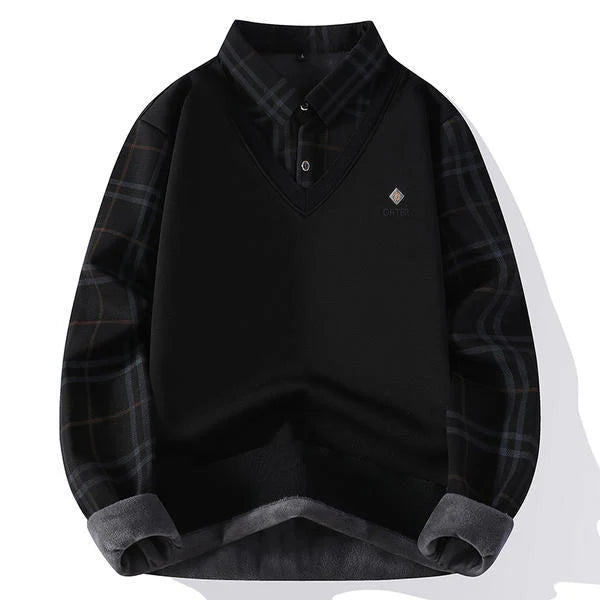 Beyond Raw Plaid Knitwear 2-in-1 All Season Combo