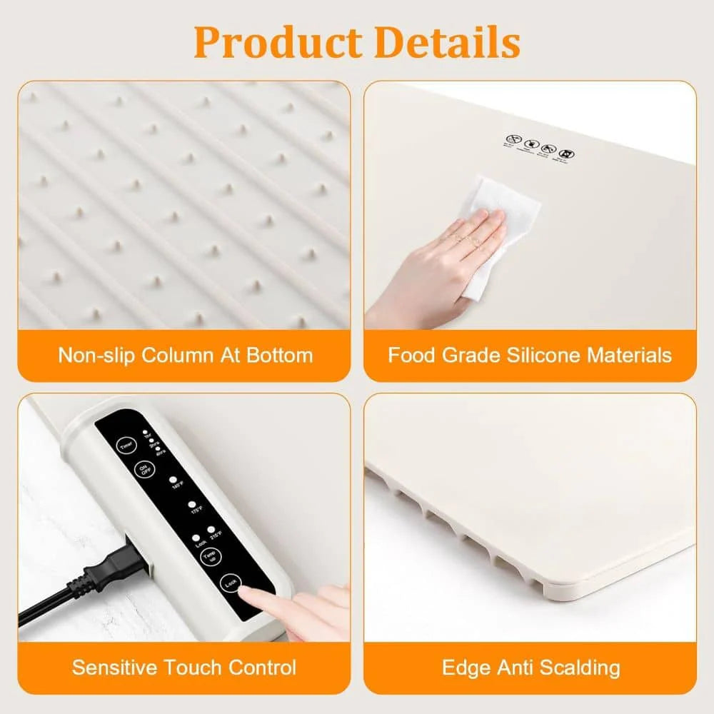 Beyond Raw Foldable Food Warming/Cooking Mat